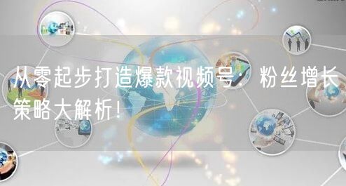 从零起步打造爆款视频号：粉丝增长策略大解析！