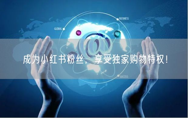 成为小红书粉丝，享受独家购物特权！