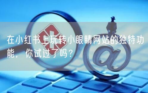 在小红书上玩转小眼睛网站的独特功能，你试过了吗？