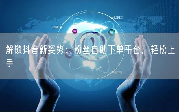 解锁抖音新姿势：粉丝自助下单平台，轻松上手