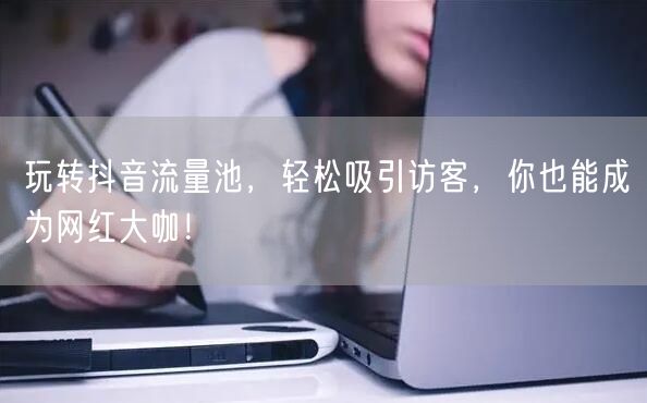 玩转抖音流量池，轻松吸引访客，你也能成为网红大咖！