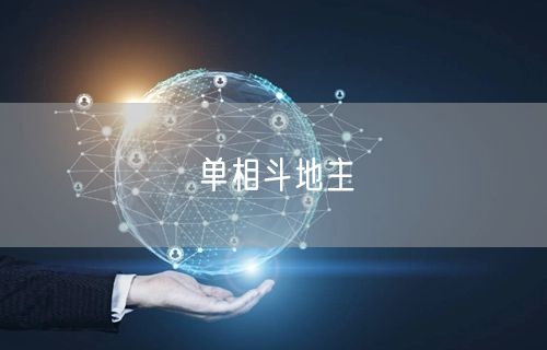 单相斗地主