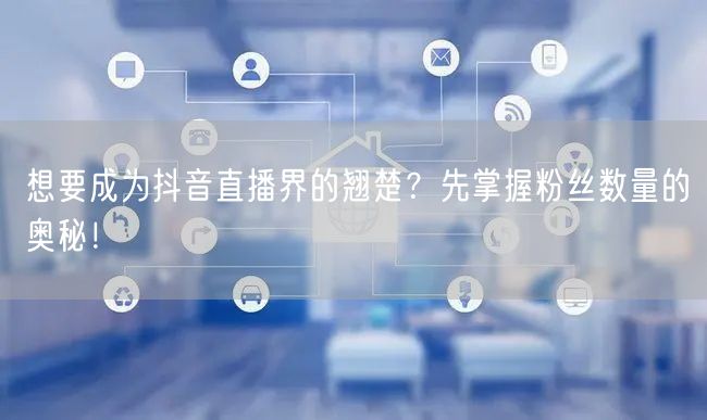 想要成为抖音直播界的翘楚？先掌握粉丝数量的奥秘！